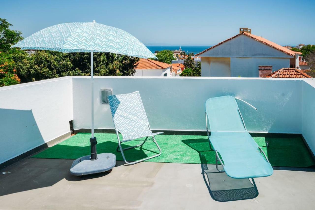 Amazing Seaview With Terrace - 5Min From The Beach Apartamento Cascais Exterior foto
